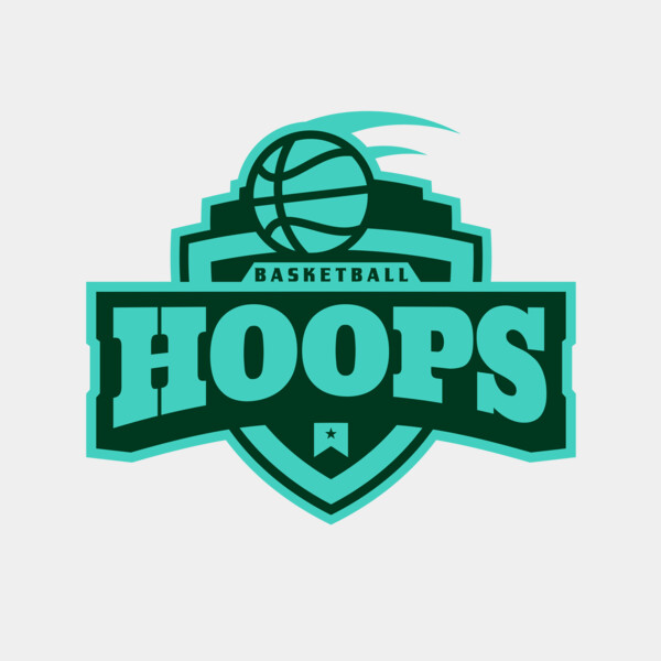 Hoops Basketball logo template 02 Thumbnail