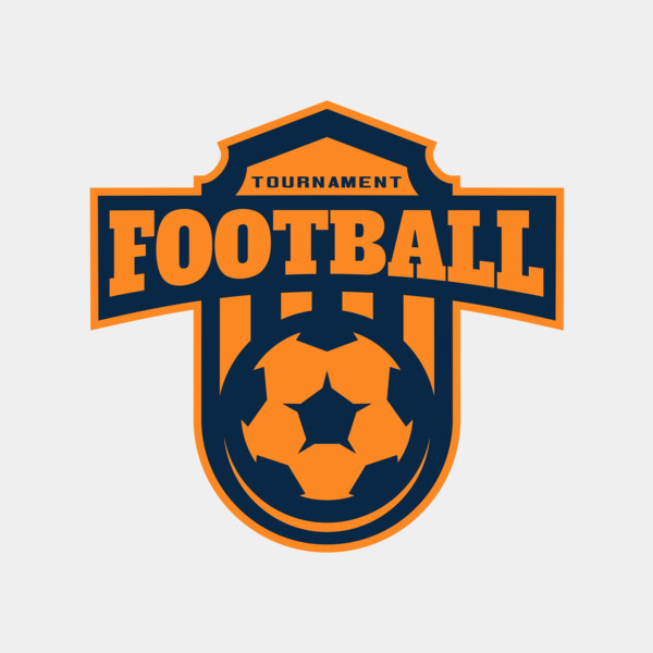 Football Tournament logo template Thumbnail