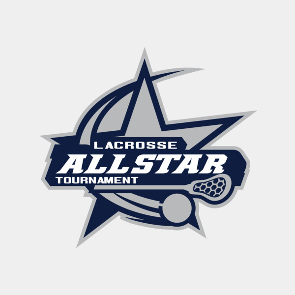 Allstar Tournament Lacrosse Logo Template 02 Thumbnail