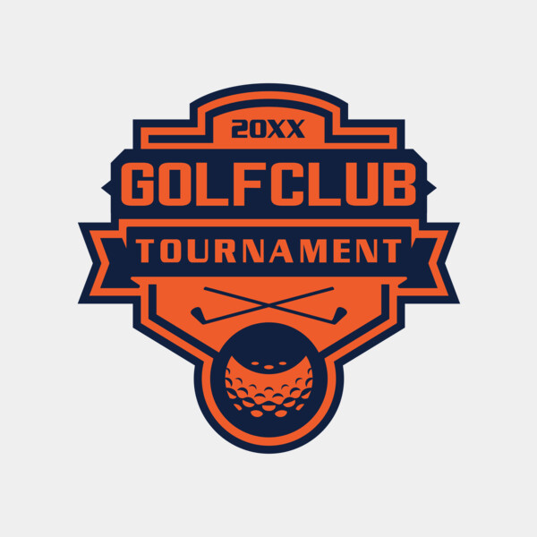Golf club Tournament logo template 02 Thumbnail