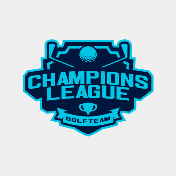 Champions League Golf Team logo template Thumbnail