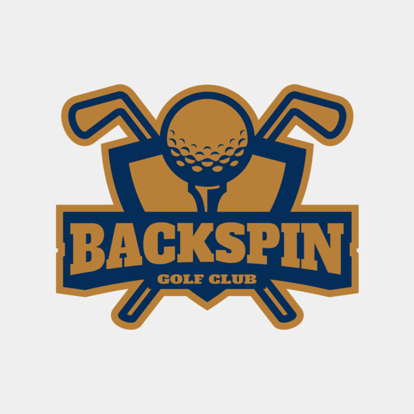 Backspin Golf Club logo template Thumbnail