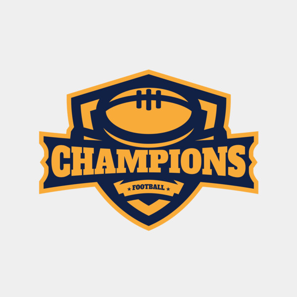 Champions Football logo template Thumbnail