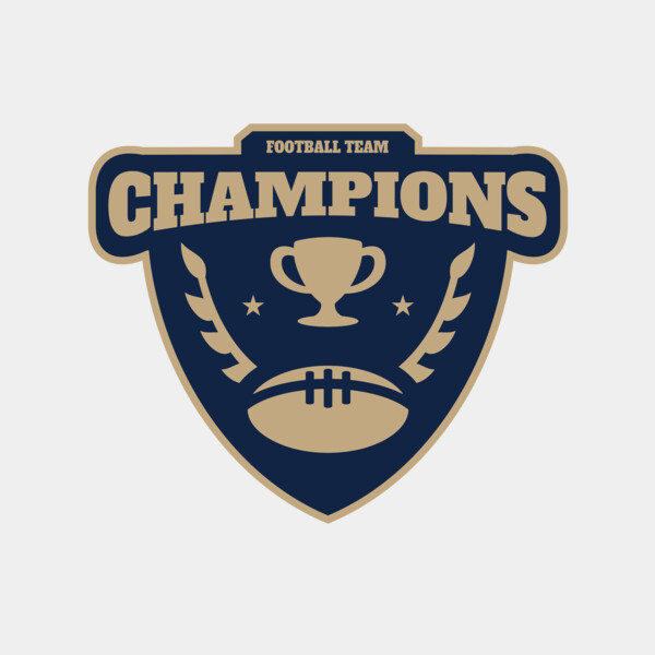 Champions Football Team logo template Thumbnail