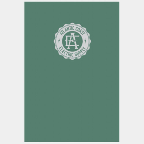  Green Notebook w/ Silver Imprint Thumbnail